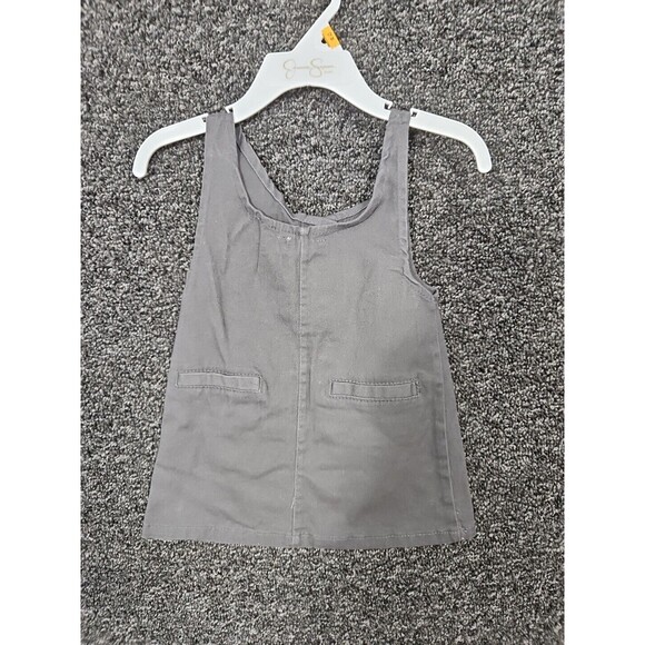 Jessica Simpson Baby Girl Infant 12 Month Dress Shirt Set Gray White New NWT - Picture 8 of 10